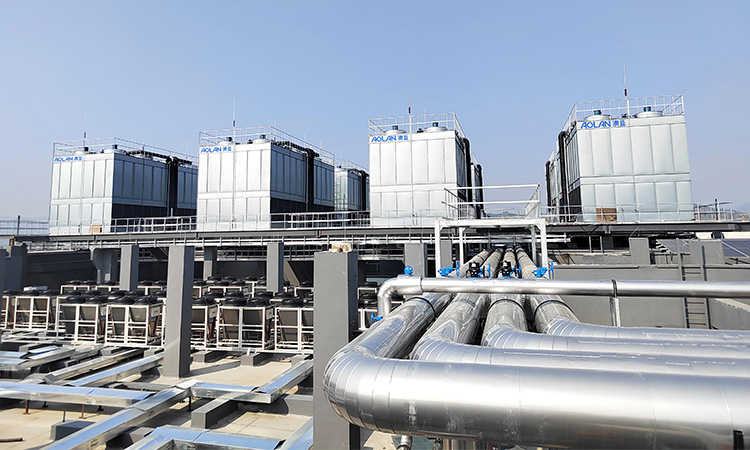 Projet de tour de refroidissement par évaporation indirecte du centre de données de Chongqing
