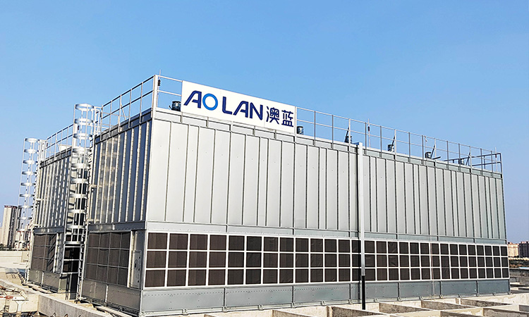 Projet de tour de refroidissement par évaporation indirecte du centre de données de Jingmen