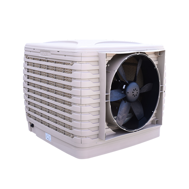 AZL18-ZX32E Vente chaude Grand débit d'air 18000CMH Vert Industriel Refroidisseur d'air Évaporatif Fenêtre de Toit Mural Climatisation Évaporative - Aolan