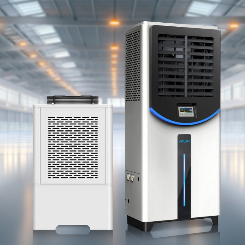 Mini-refroidisseur d'air à refroidissement par eau AHK35-ZLA 7P, capacité de refroidissement de 35 kW - Aolan