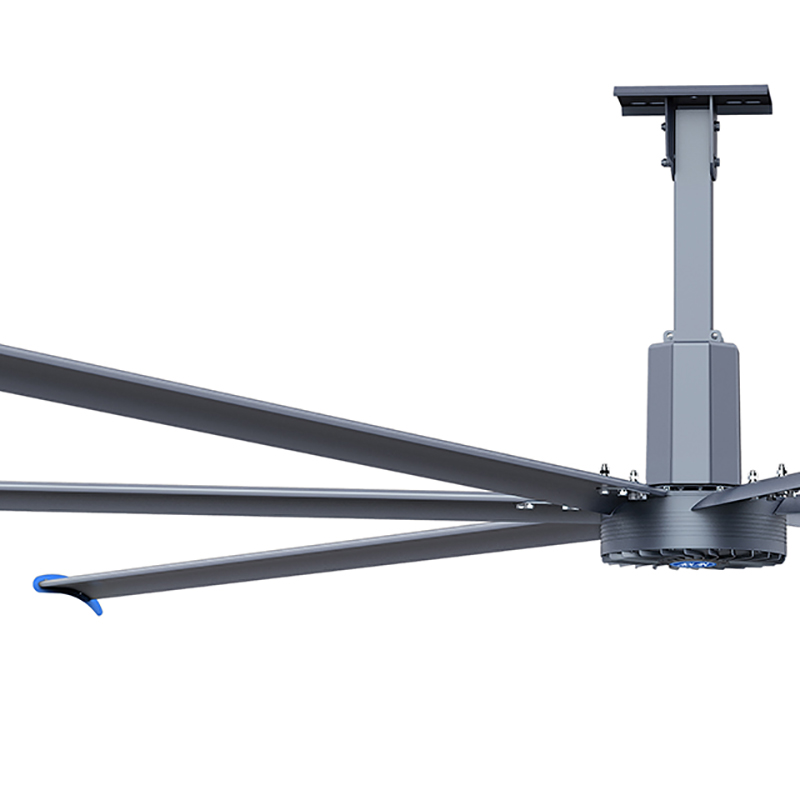 Ventilateur de plafond industriel géant ADS-G73BS/BM, grand format, fonction de refroidissement et de ventilation avec moteur PMSM, ventilateur de plafond HVLS - Aolan