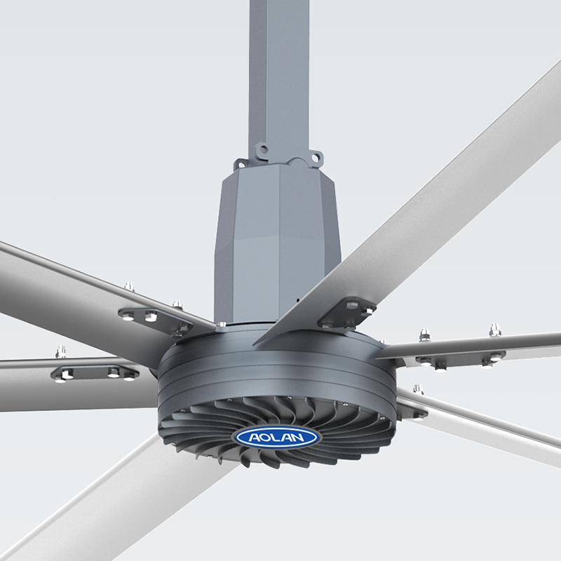 Ventilateurs HVLS de grande taille ADS-G73AS/AM, pour extérieur, intérieur, école, gymnase, magasin, commercial, plafond, 220 V/380 V/460 V - Aolan
